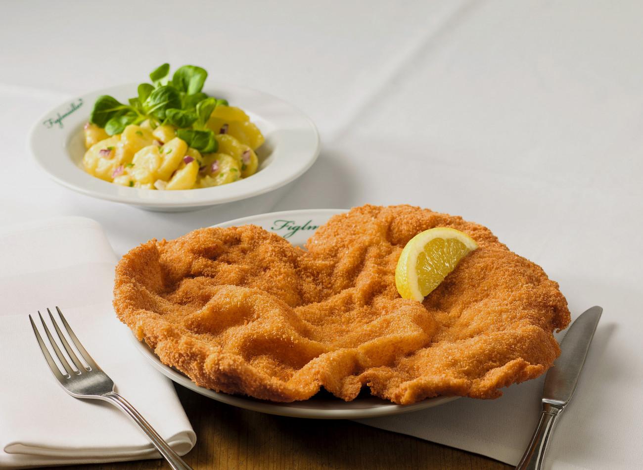 The legendary Figlmüller Wiener Schnitzel